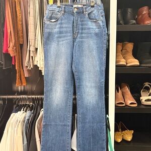 CAbi Women's Wide Leg Blue Jeans